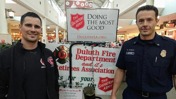 Salvation Army Fire Department Bell Ringers