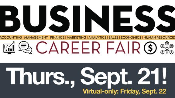 Business Career Fair Thursday September 21 