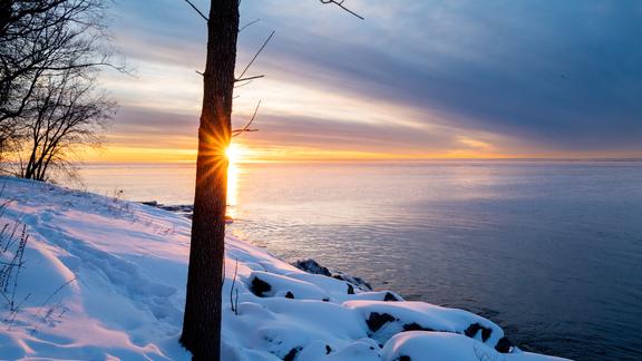 sunrise on Lake Superior