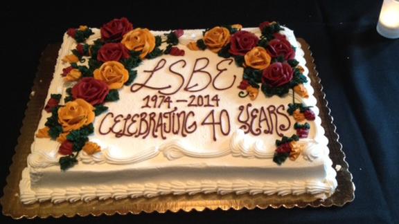 LSBE 40th anniversary cake