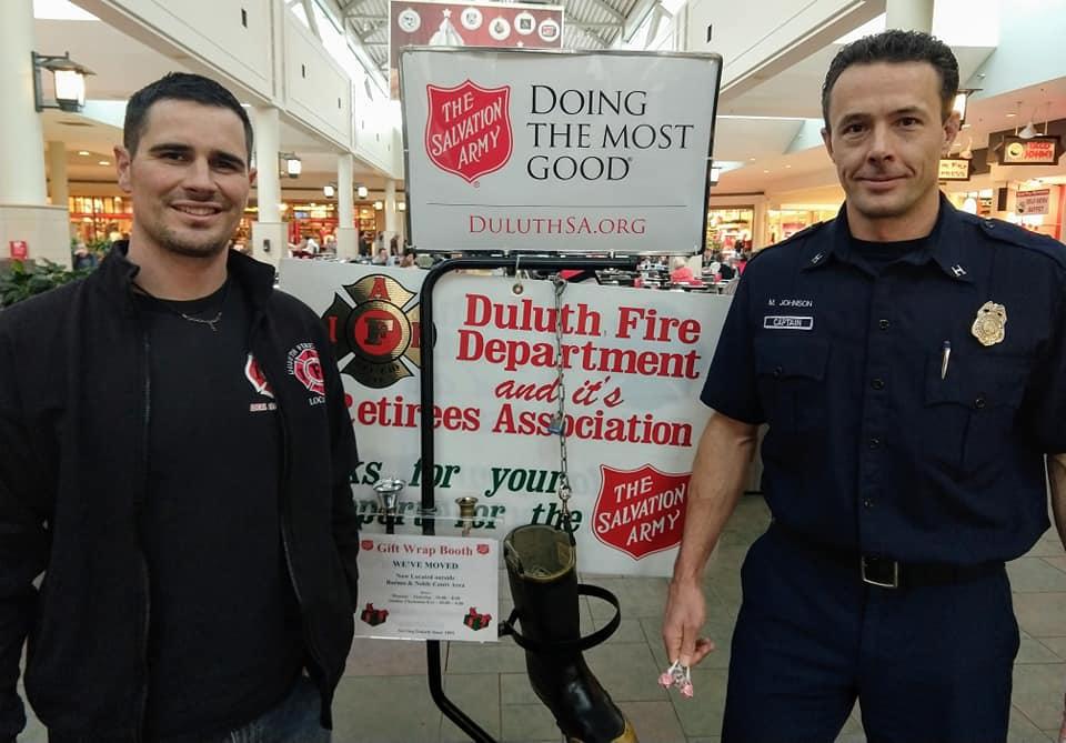 Salvation Army Fire Department Bell Ringers