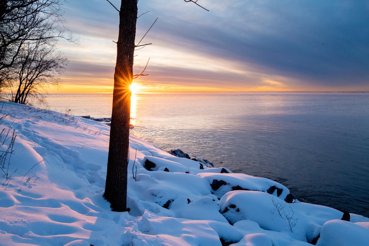 sunrise on Lake Superior