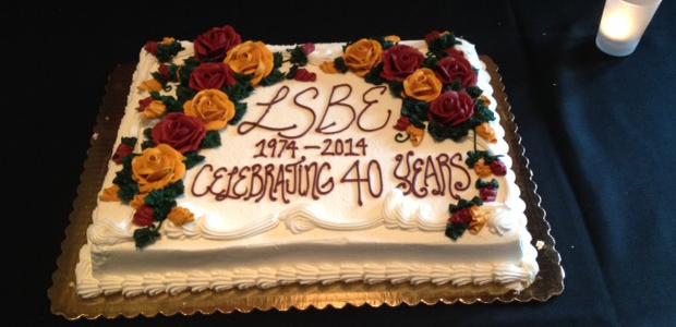 LSBE 40th anniversary cake