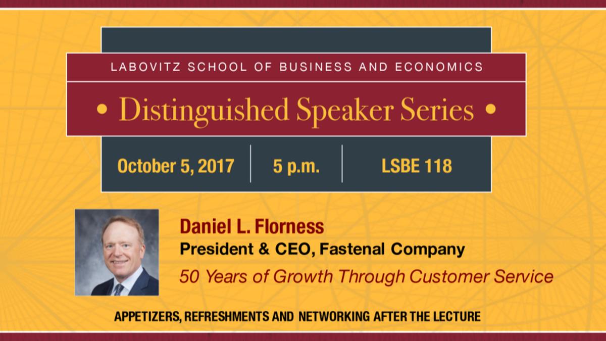 Daniel L. Florness Distinguished Speaker Series